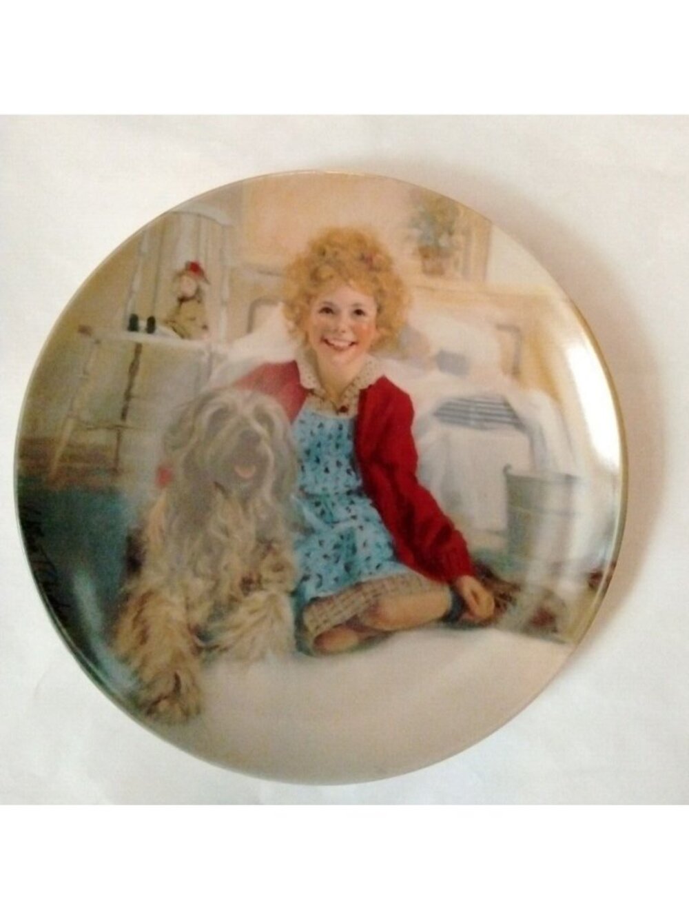 Annie and Sandy Collectors Plate William Chambers Limited Ed Knowles 1982 USA